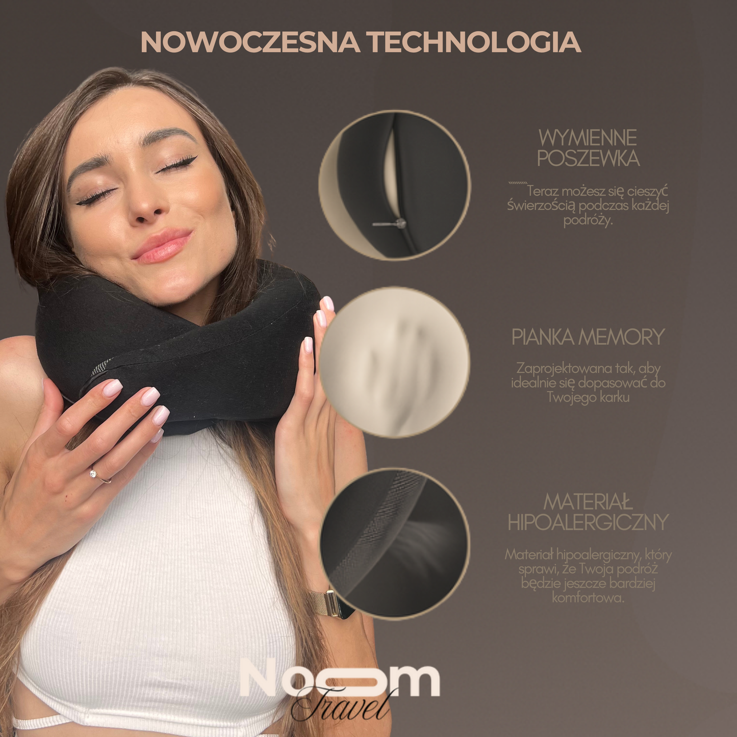 Poduszka podróżna Noom