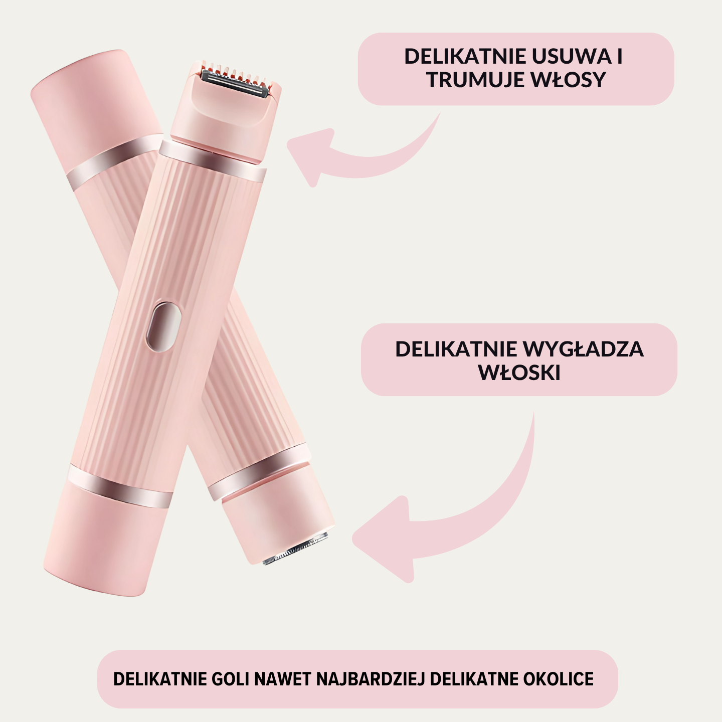 Golarka Noom™ 2w1 - Błyskawicznie Gładka Skóra – Zero Podrażnień