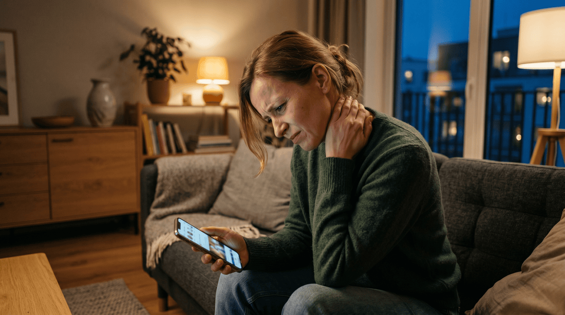 Text neck syndrome od telefonu — leczenie i korekcja w 2026 - Noom.pl