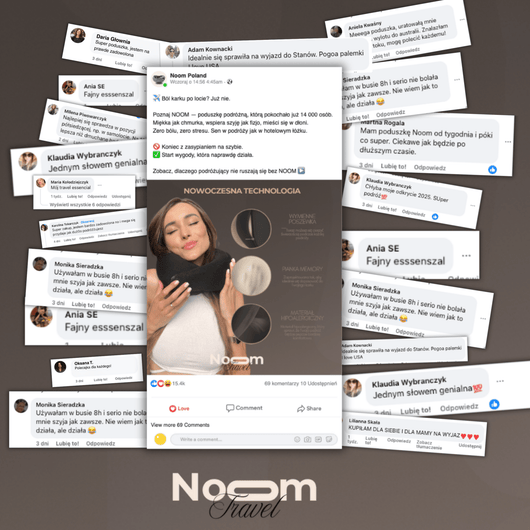 Poduszka podróżna Noom - Noom.pl