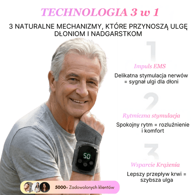 Masażer dłoni i nadgarsków Noom EMSHand Pro - Noom.pl