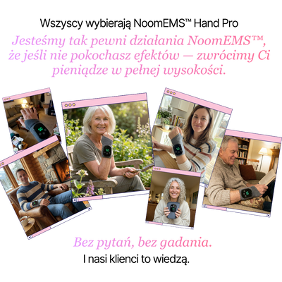 Masażer dłoni i nadgarsków Noom EMSHand Pro - Noom.pl