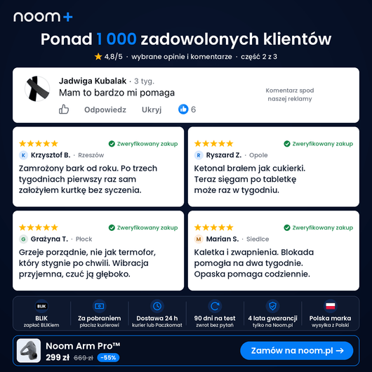 Masażer Barku NoomArmPro™ - Noom.pl