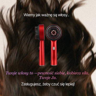 Masażer skóry włosów i głowy z technologią LED Noom™