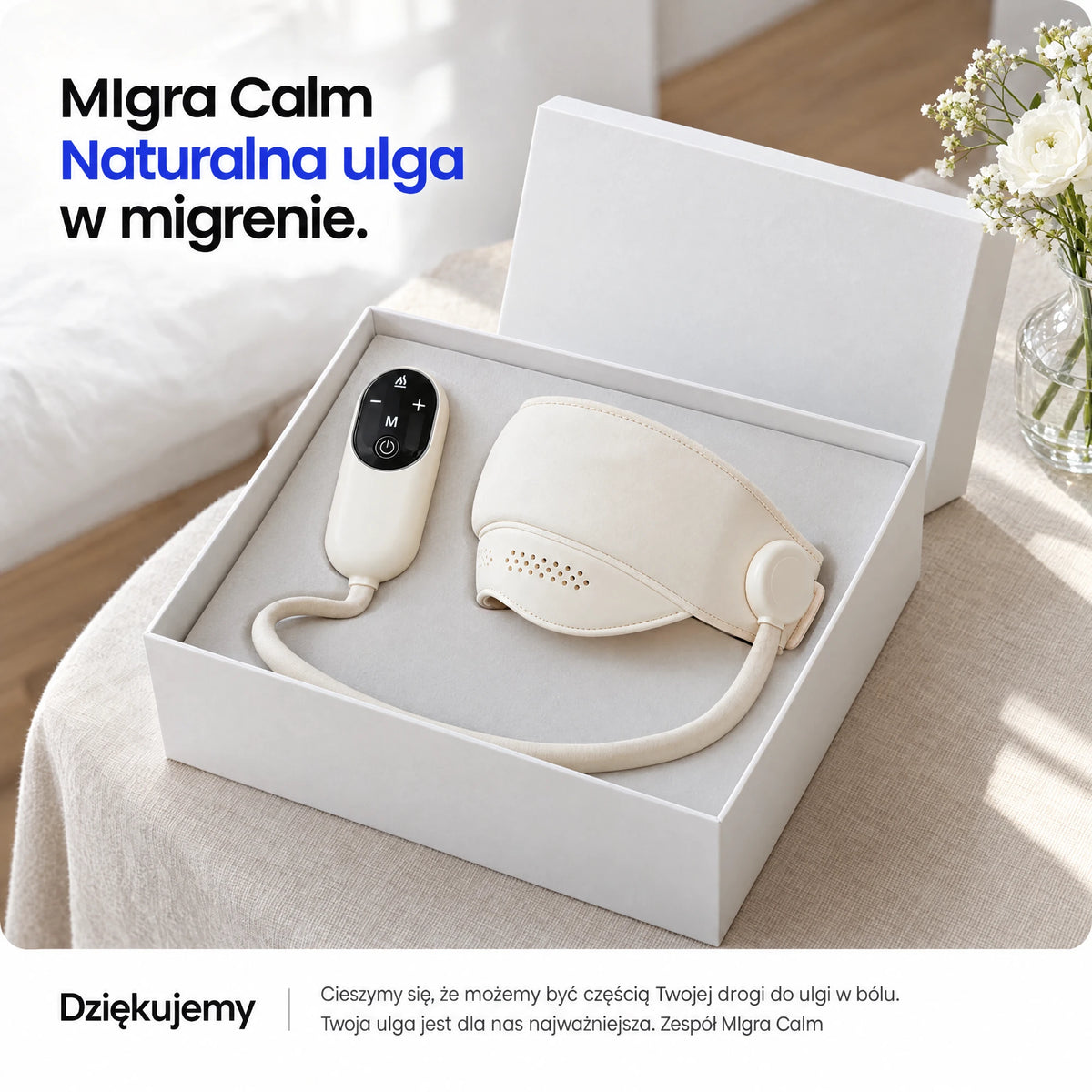 Noom Migra Calm w pudełku — Naturalna ulga w migrenie