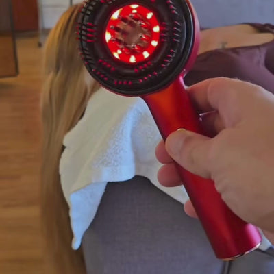 Masażer skóry włosów i głowy z technologią LED Noom™